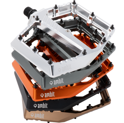 Plattformpedale AMBIT BREACH Small Silber