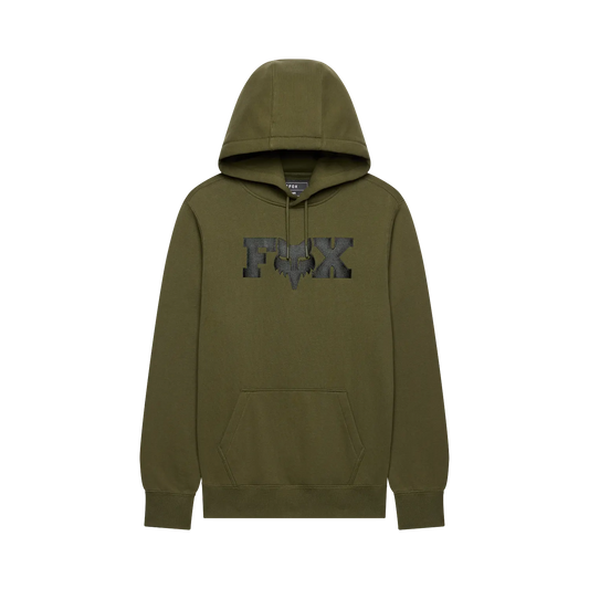 Sweatshirt mit Kapuze FOX F HEAD X FLEECE Grün