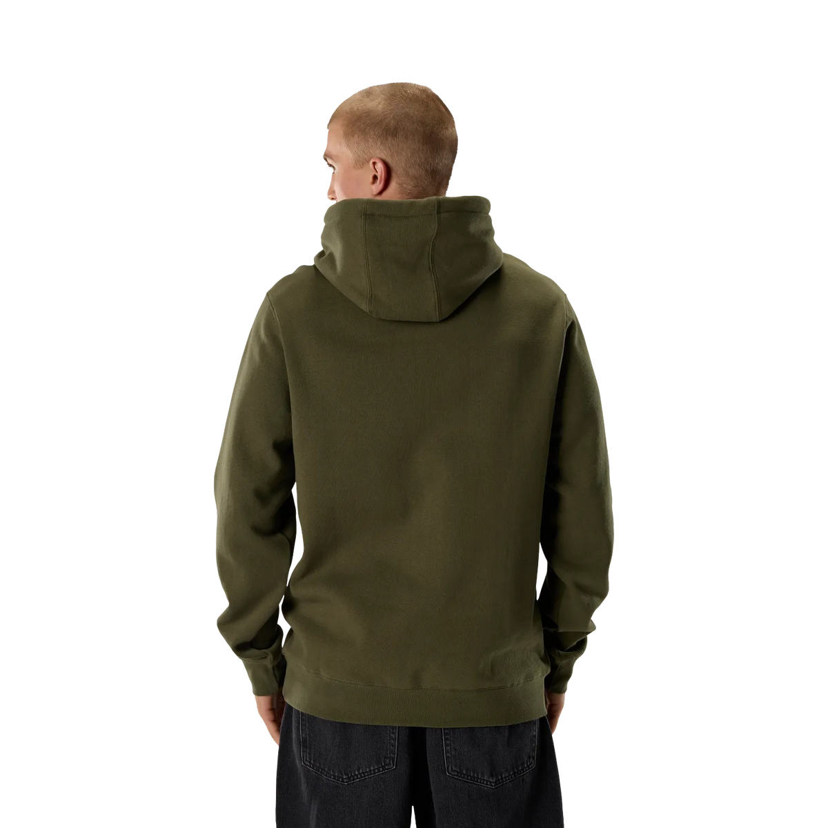 Sweatshirt mit Kapuze FOX F HEAD X FLEECE Grün