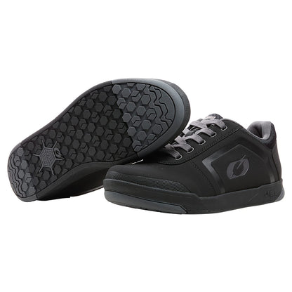 MTB-Schuhe O'NEAL PINNED FLAT Schwarz/Grau
