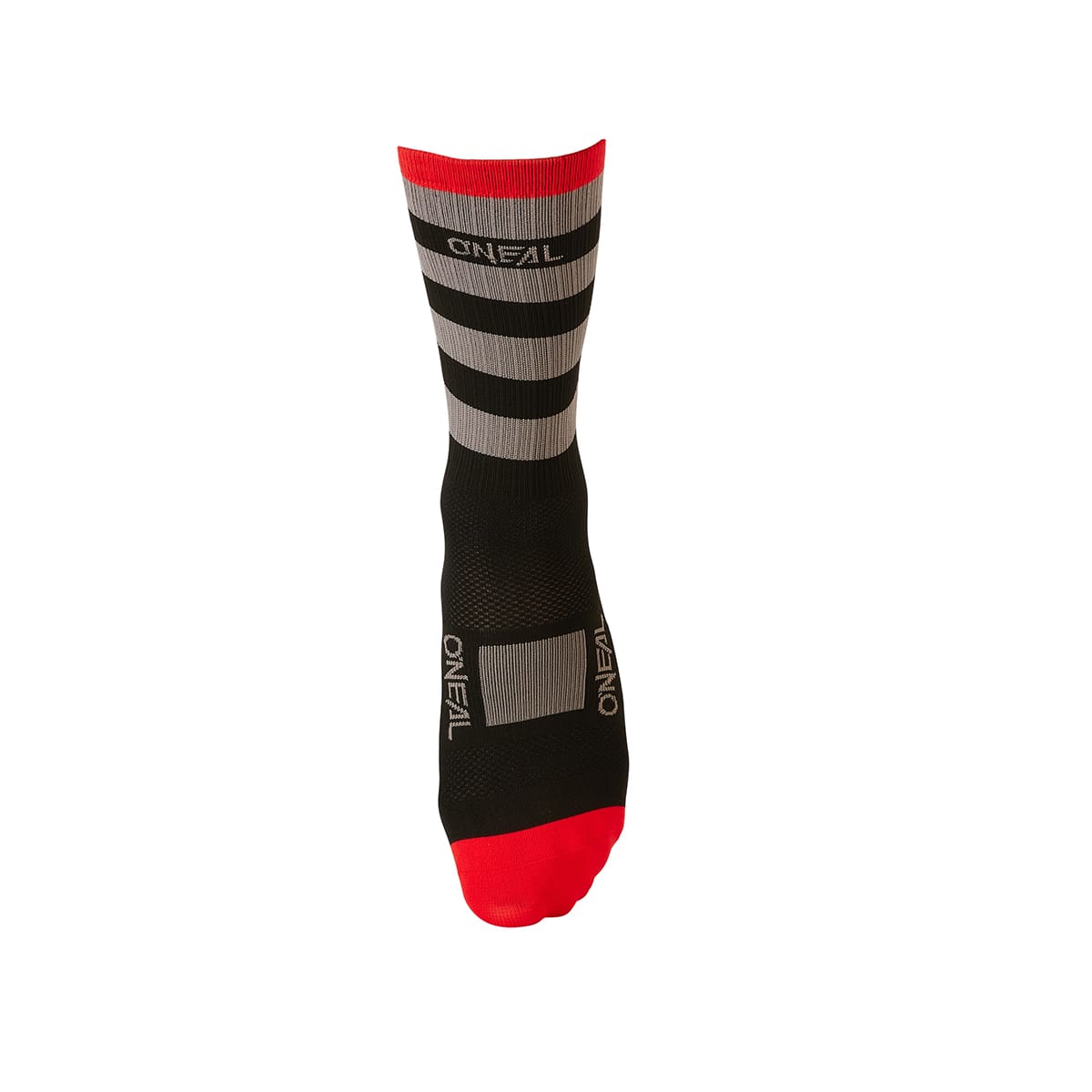 O'NEAL MTB PERFORMANCE STRIPE Socken Schwarz/Grau/Rot