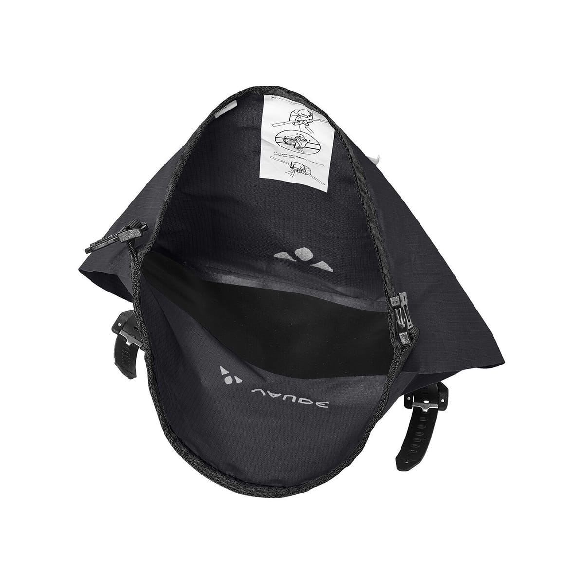 VAUDE AQUA BOX LIGHT 4 L Lenkertasche Schwarz