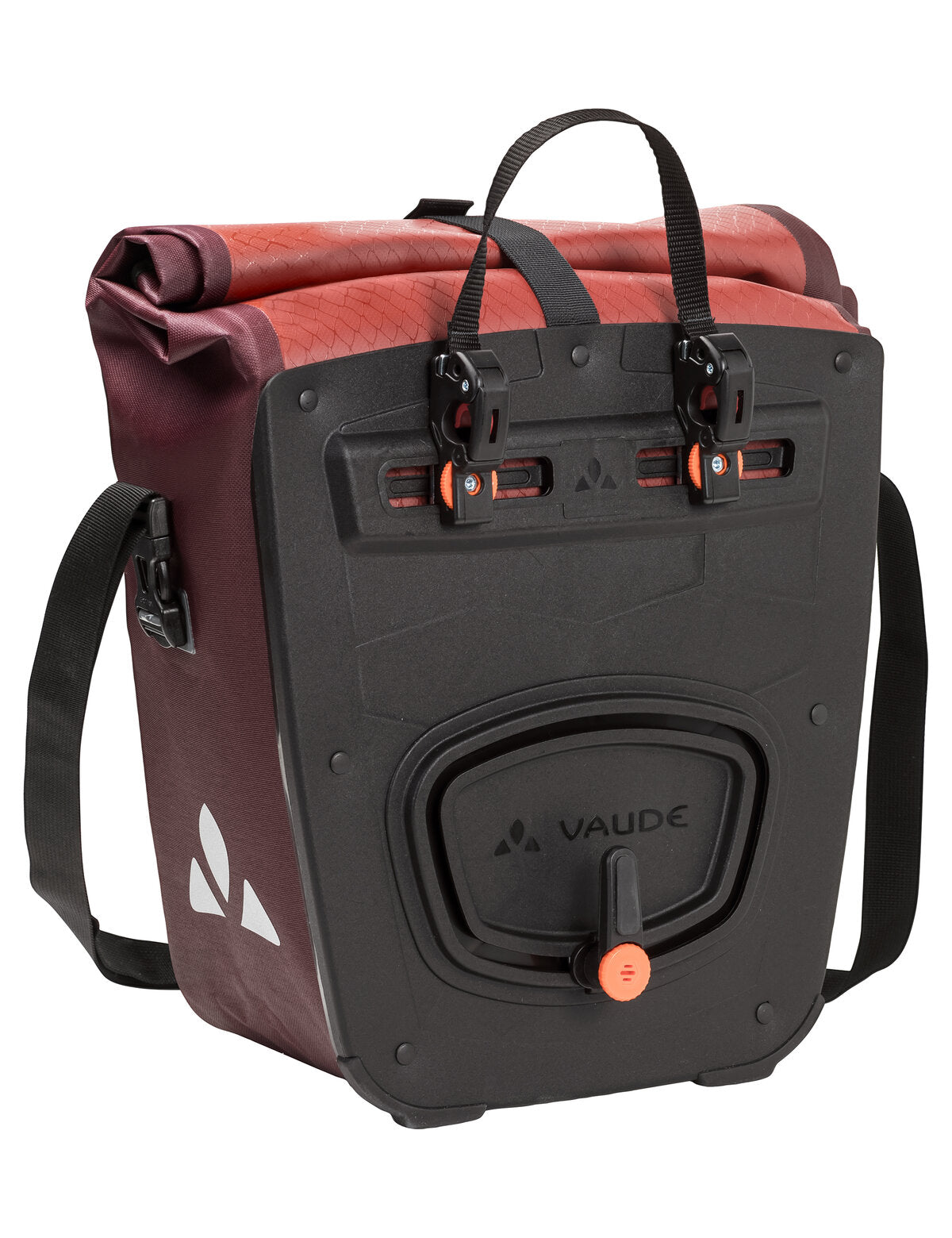 Paar VAUDE AQUA FRONT 28 L Gepäckträgertaschen Rot