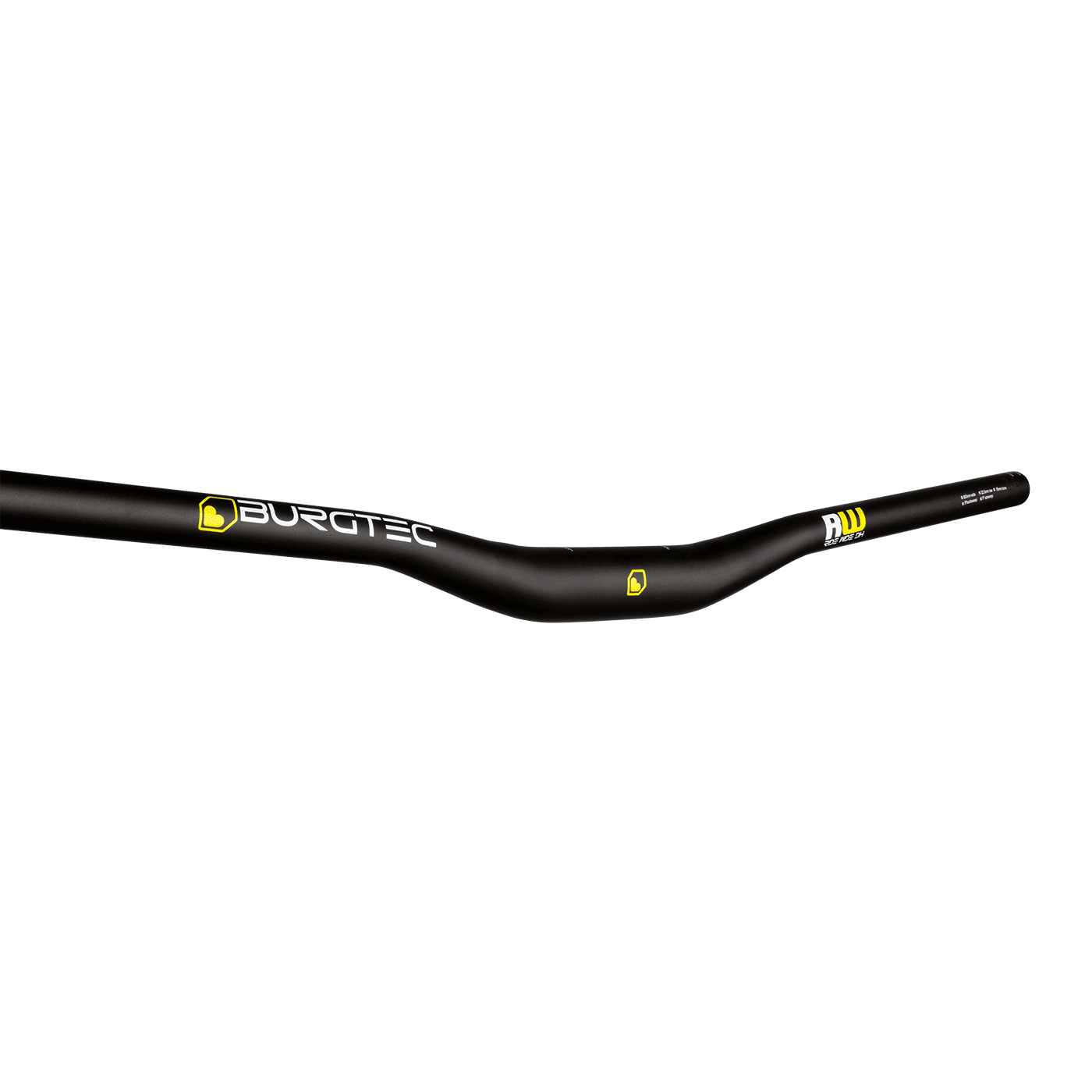 Kleiderbügel BURGTEC RIDE WIDE DH Rise 22.5mm 800mm Schwarz