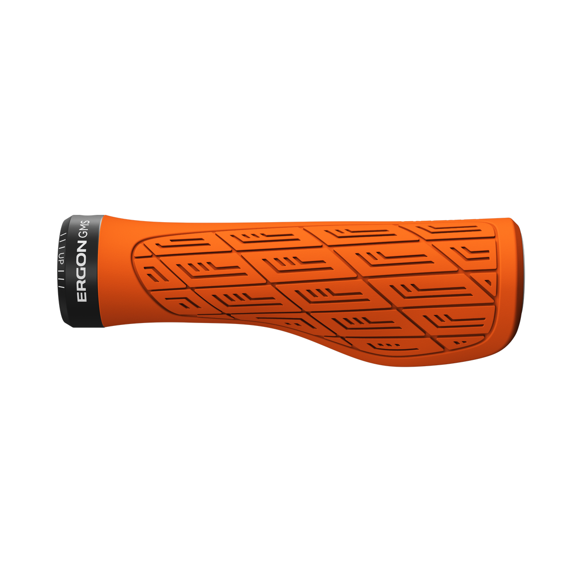 ERGON GMS-L Fahrradgriffe in saftigem Orange – Detailansicht