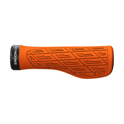 ERGON GMS-L Fahrradgriffe in saftigem Orange – Detailansicht