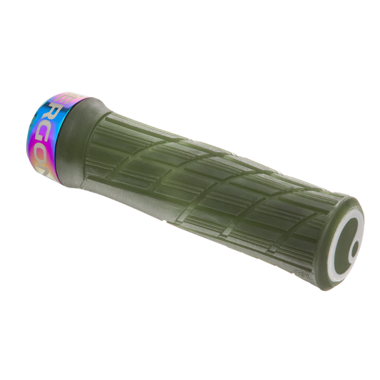ERGON GE1 EVO Factory Griffe in Frozen Moss Grün mit Oil-Slick-Klemmringen