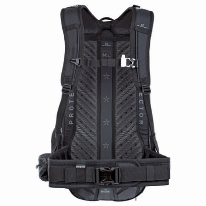 Rucksack mit Rückenprotektor EVOC TRAIL E-RIDE 20L Schwarz