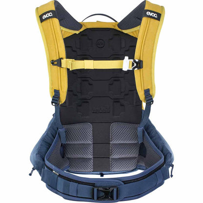 Rucksack mit Rückenprotektor EVOC TRAIL PRO 16L Gelb/Blau
