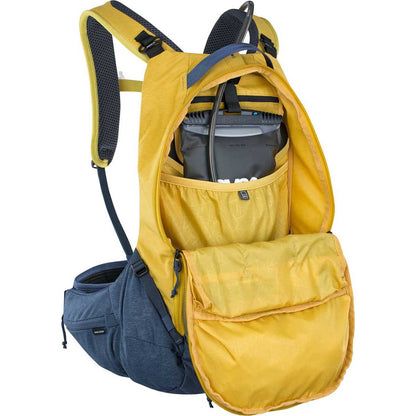 Rucksack mit Rückenprotektor EVOC TRAIL PRO 10L Gelb/Blau