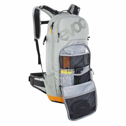 Rucksack mit Rückenprotektor EVOC FR ENDURO E-RIDE 16L Grau/Orange