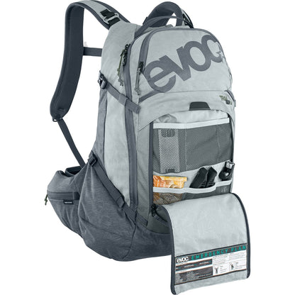 Rucksack mit Rückenprotektor EVOC TRAIL PRO 26 Grau