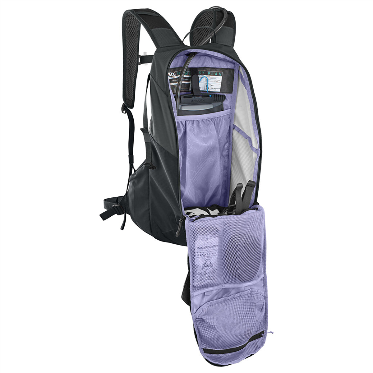 EVOC RIDE 16 Rucksack Schwarz/Violett