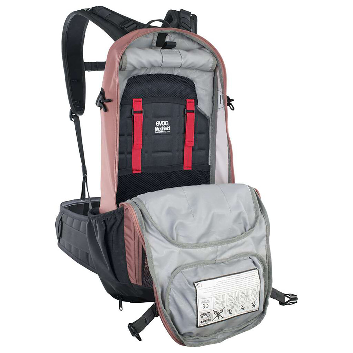 EVOC PROTECTOR FR ENDURO 16 Pink Rucksack mit integriertem Rückenteil