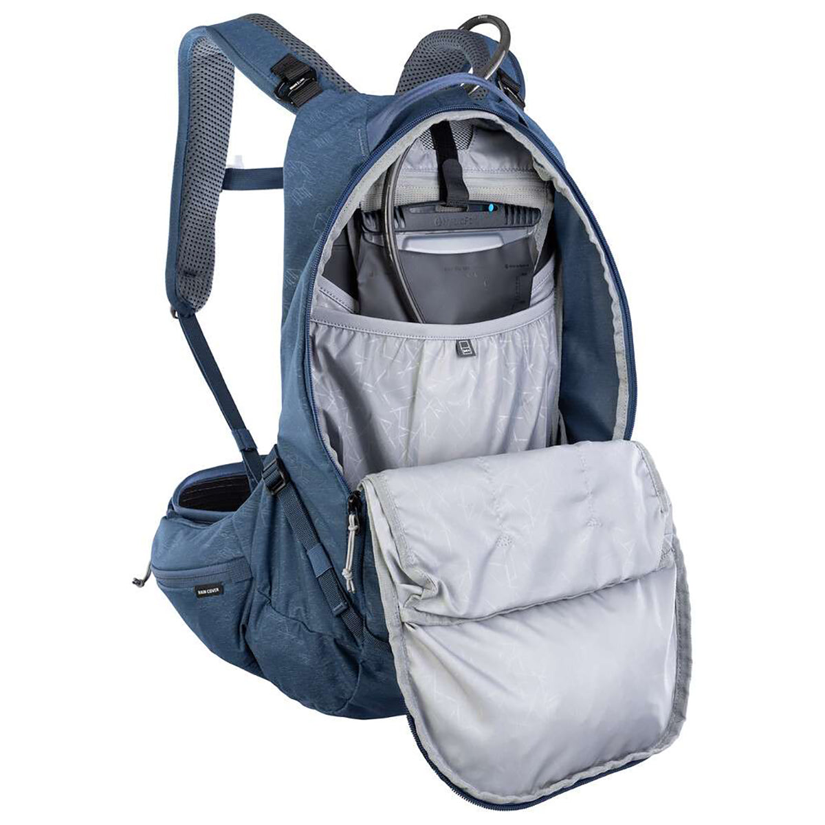 EVOC TRAIL PRO 16 Backpack Rucksack mit Rückenprotektor Blau