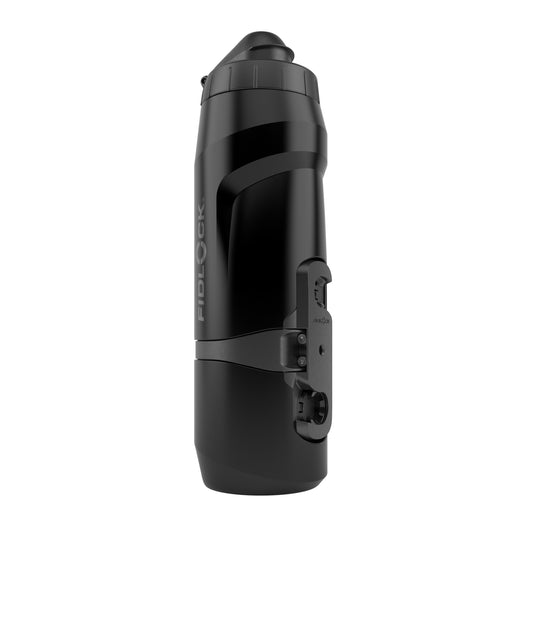 FIDLOCK TWIST Trinkflasche mit Ersatzbefestigung für Trinkflaschen (800ml) Schwarz