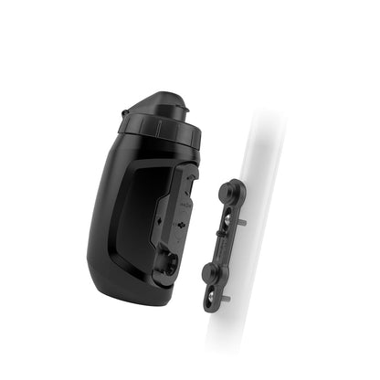FIDLOCK TWIST Trinkflasche und Flaschenhalter Set Schwarz