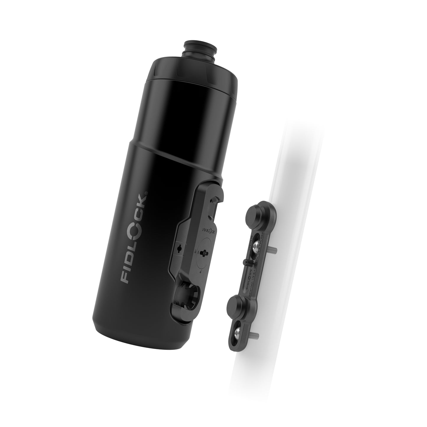 FIDLOCK TWIST BIKE BASE 600 ml Trinkflaschen- und Flaschenhalter-Set Schwarz