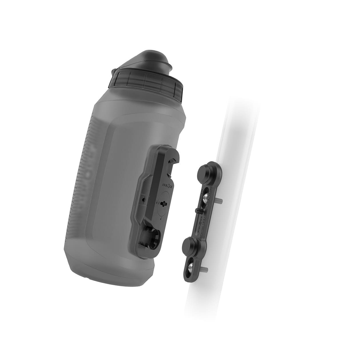 Kit Bidon et Porte-Bidon FIDLOCK TWIST COMPACT Fumé