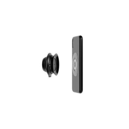 Transparenter FIDLOCK VACUUM Patch für Smartphones — Verbindung mit der VACUUM Halterung