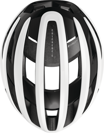 Rennradhelm ABUS AIRBREAKER 2.0 Shiny Weiß