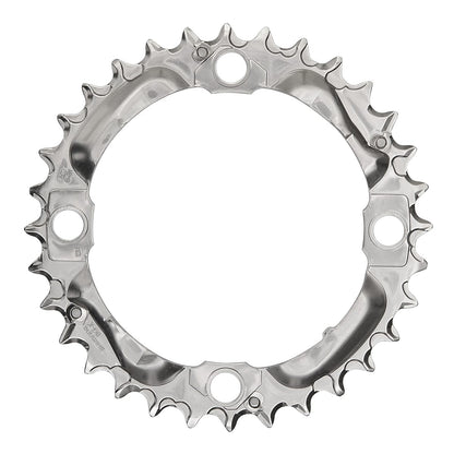 Mittleres Kettenblatt SHIMANO DEORE M530 9-fach 4 Loch 104 mm Silber