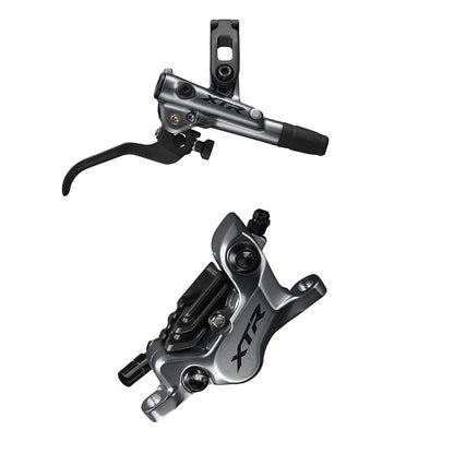Hinterradbremse SHIMANO XTR M9120 4 Kolben J-Kit Belüftete Metallbremsbeläge