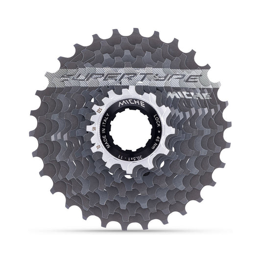 12-fach-Kassette MICHE SUPERTYPE Shimano – Hauptfoto auf weißem Hintergrund