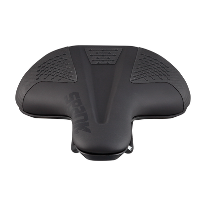 Sattel SPANK SPIKE 160 Leder CrMo-Schienen LTD GG Schwarz