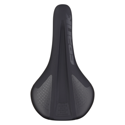 Sattel SPANK SPIKE 160 Leder CrMo-Schienen Grün