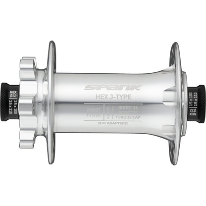 Vorderradnabe SPANK HEX 15/20 mm Boost Silber