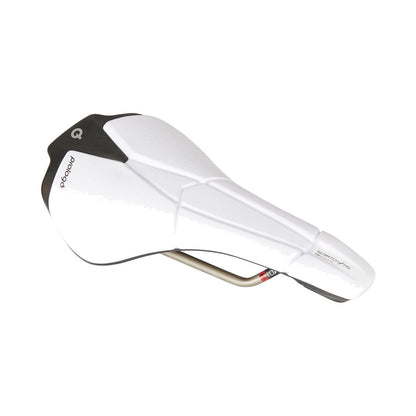 Sattel PROLOGO SCRATCH M5 Tirox-Schienen Weiß/Schwarz