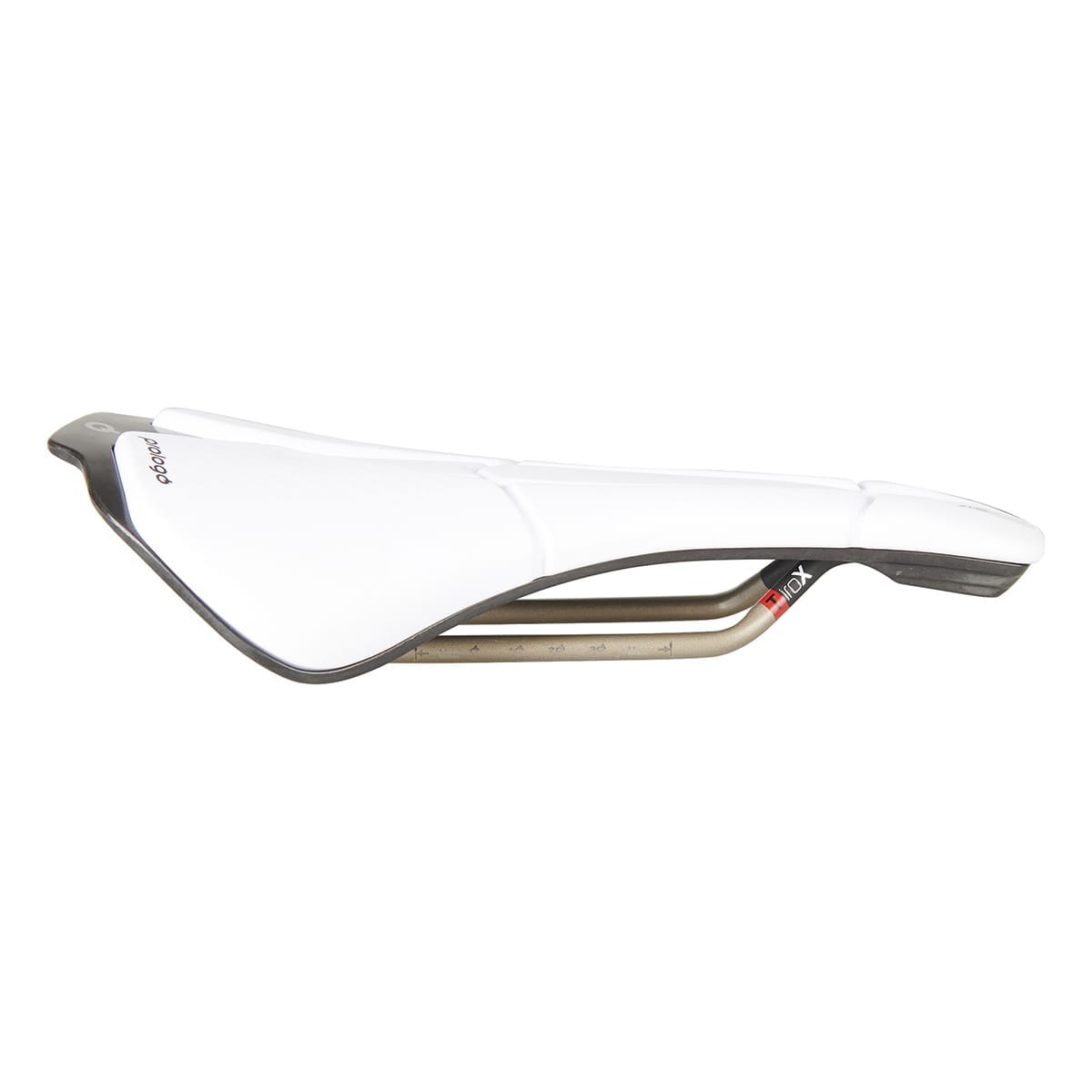 Selle PROLOGO SCRATCH M5 Rails Tirox Blanc/Noir