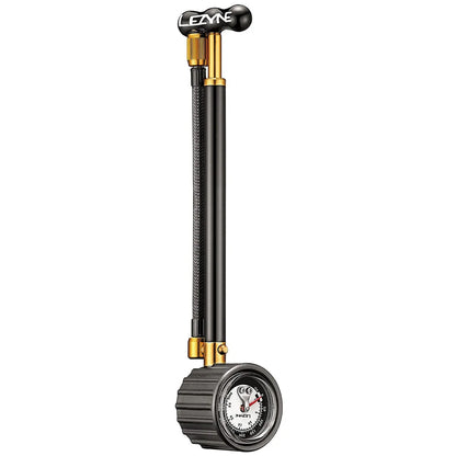 Hochdruckpumpe für Federung LEZYNE SHOCK DRIVE Schwarz