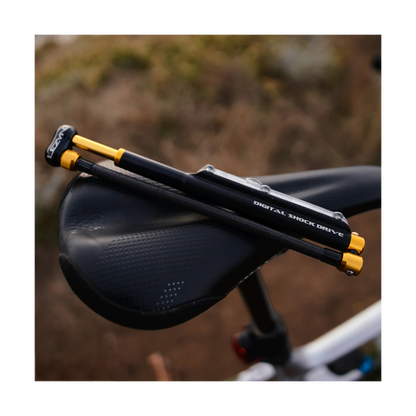 Hochdruckpumpe für Federung LEZYNE DIGITAL SHOCK DRIVE Schwarz/Gold