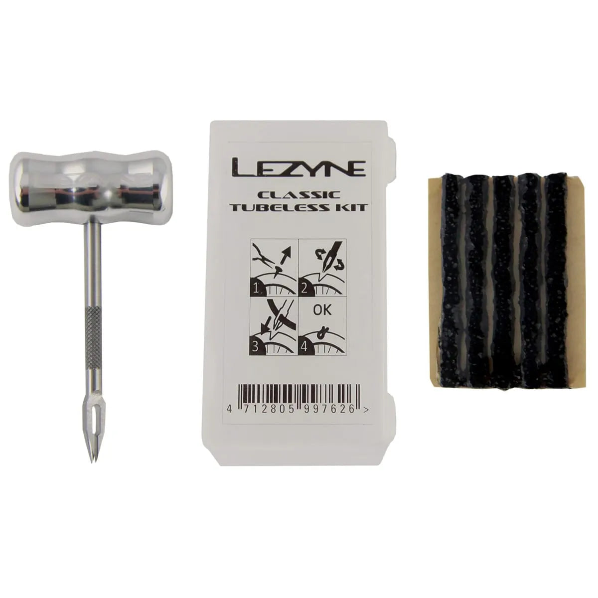 Tubeless-Reparaturset LEZYNE CLASSIC + 5 Bohrer