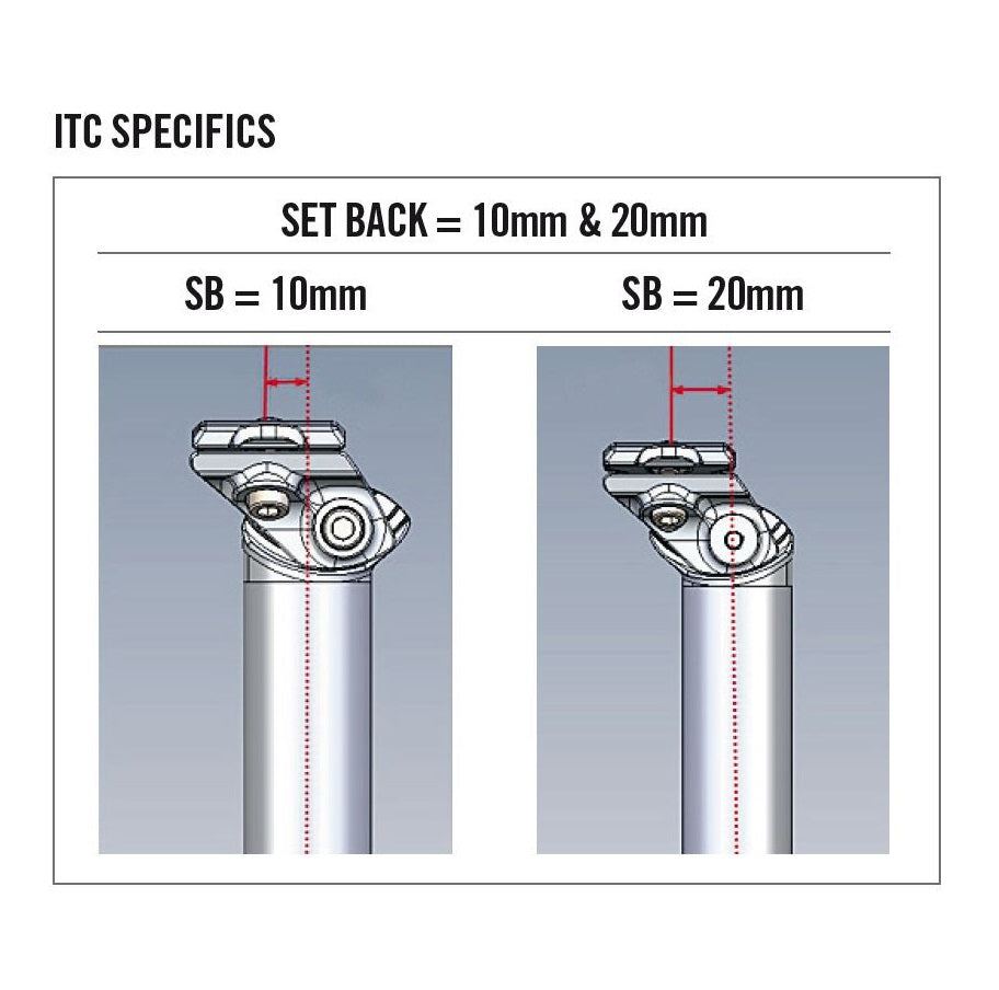 FSA SLK Carbon DI2 Carbon Sattelstütze 20mm zurückversetzt