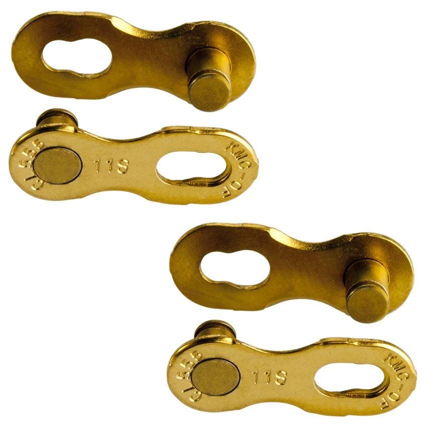 KMC 11R Ti-N Gold Schnellspanner für KMC-Ketten 11-fach (x2)