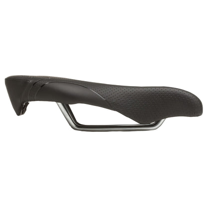 Sattel ISM PS 1.0 130mm Titanschienen Schwarz