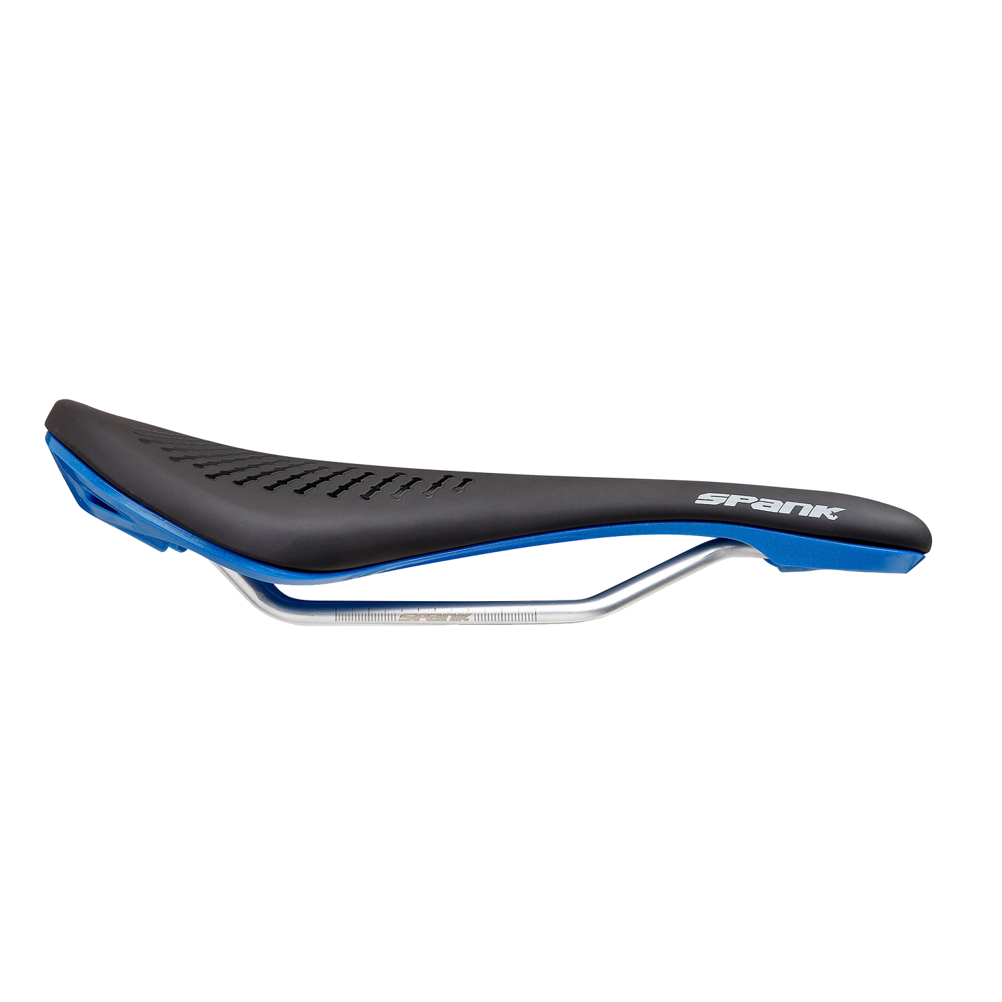 Sattel SPANK OOZY 220 144mm Schienen CrN/Ti Blau