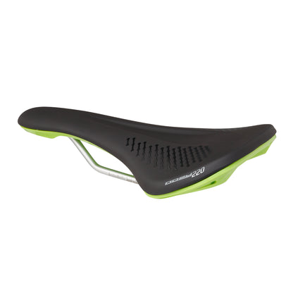 SPANK OOZY 220 Sattel 144mm CrN/Ti Streben Grün