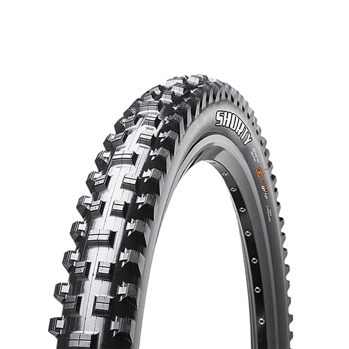 Pneu MAXXIS SHORTY 27,5x2,40 WT Exo 3C Terra Tubeless Ready Souple Noir