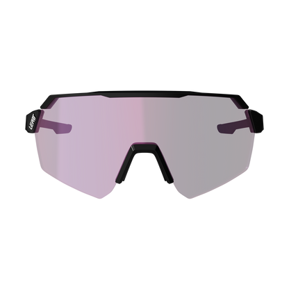 Brille LEATT RIDEVIZ LITE LARGE Satin Schwarz Glas Iriz Crystal Violett