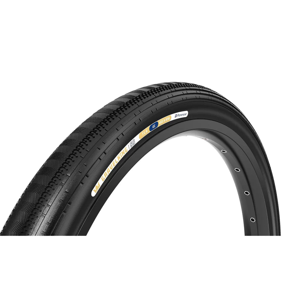 Reifen PANARACER GRAVELKING SEMISLICK TLR 700x45c Tubeless Ready Schwarz