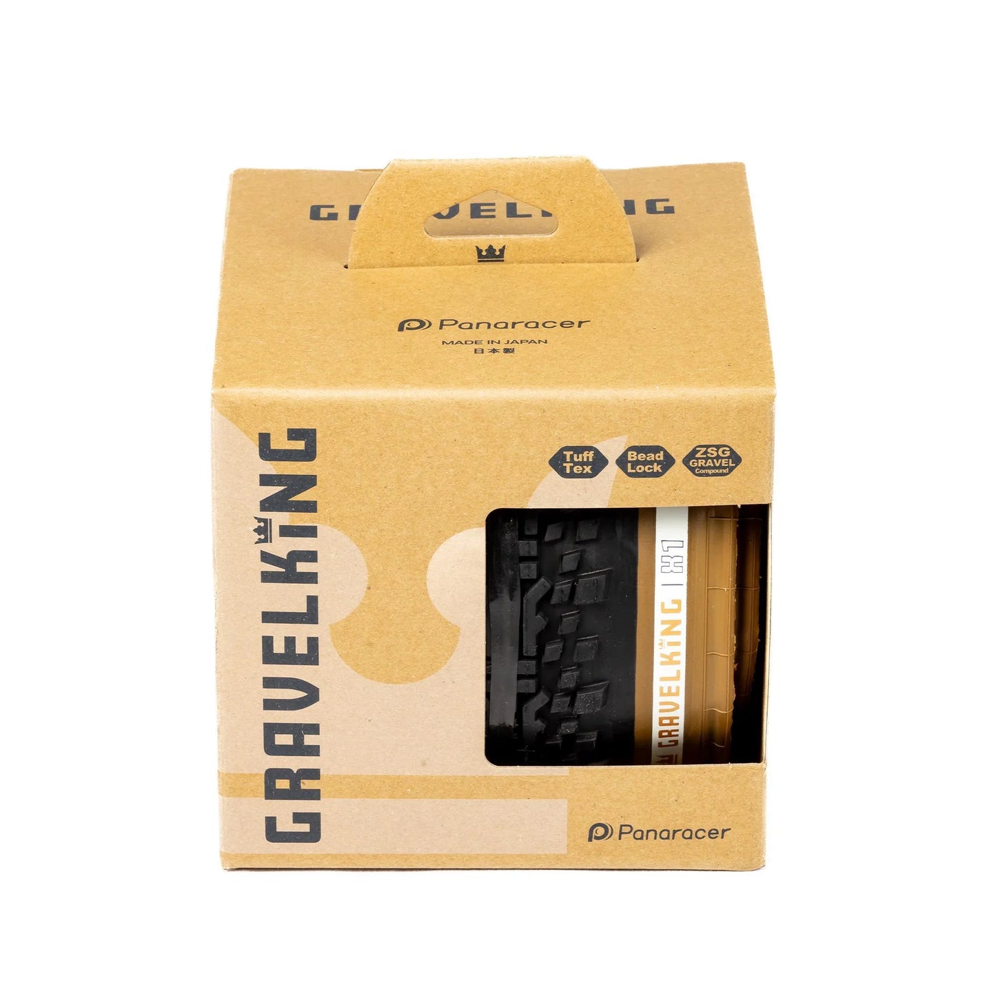 Reifen PANARACER GRAVELKING SEMISLICK TLR 700x40c Tubeless Ready Beige