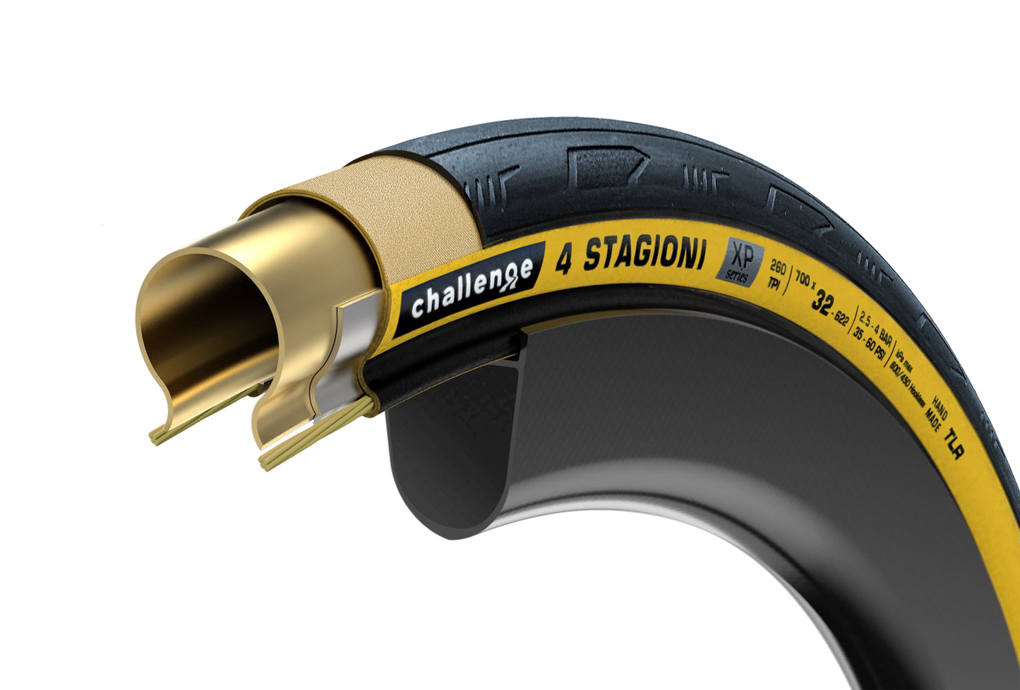 TLR Open 4 Stagioni 260 Tpi - 30mm - Black/Tan