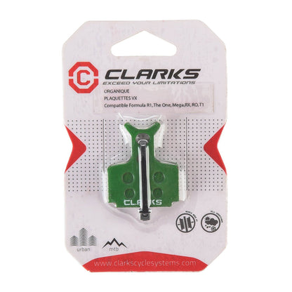 Organische Bremsbeläge CLARKS Formula Cura / Mega / The One / R0 / R1 / RX / RR1 / T1 / C1