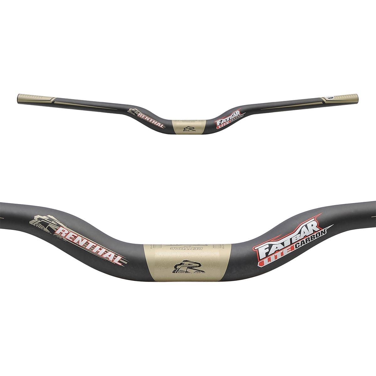 Cintre RENTHAL FATBAR LITE Carbone Rise 40 mm