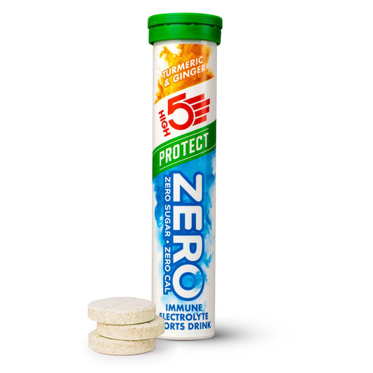 HIGH5 ZERO PROTECT Elektrolyt-Hydratation (20 Tabletten) Kurkuma Ingwer