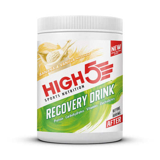Erholungsgetränk HIGH5 RECOVERY DRINK (450g) Banane Vanille Milkshake
